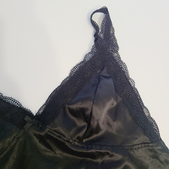 Cozy Rozy Black Lace Night Piece medium NWOT - Picture 7 of 11